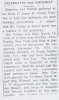 Birthday- Conley, James K. Birthday- Conley, James K.